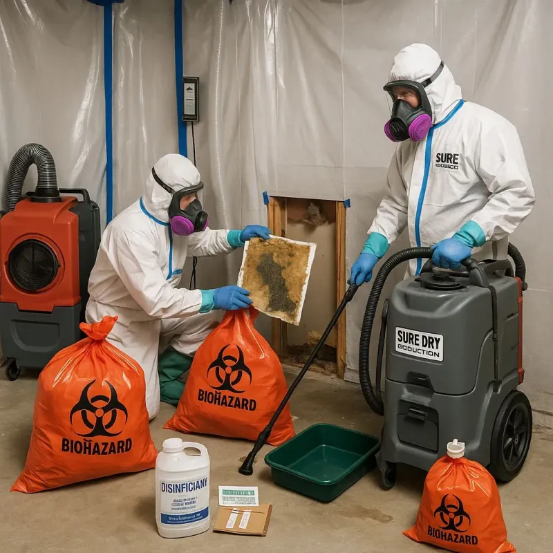 Contaminated Water Handling Protocols process in Sebastian County, AR