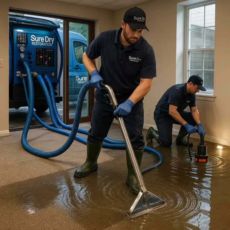 Water Extraction and Removal process in Sebastian County, AR